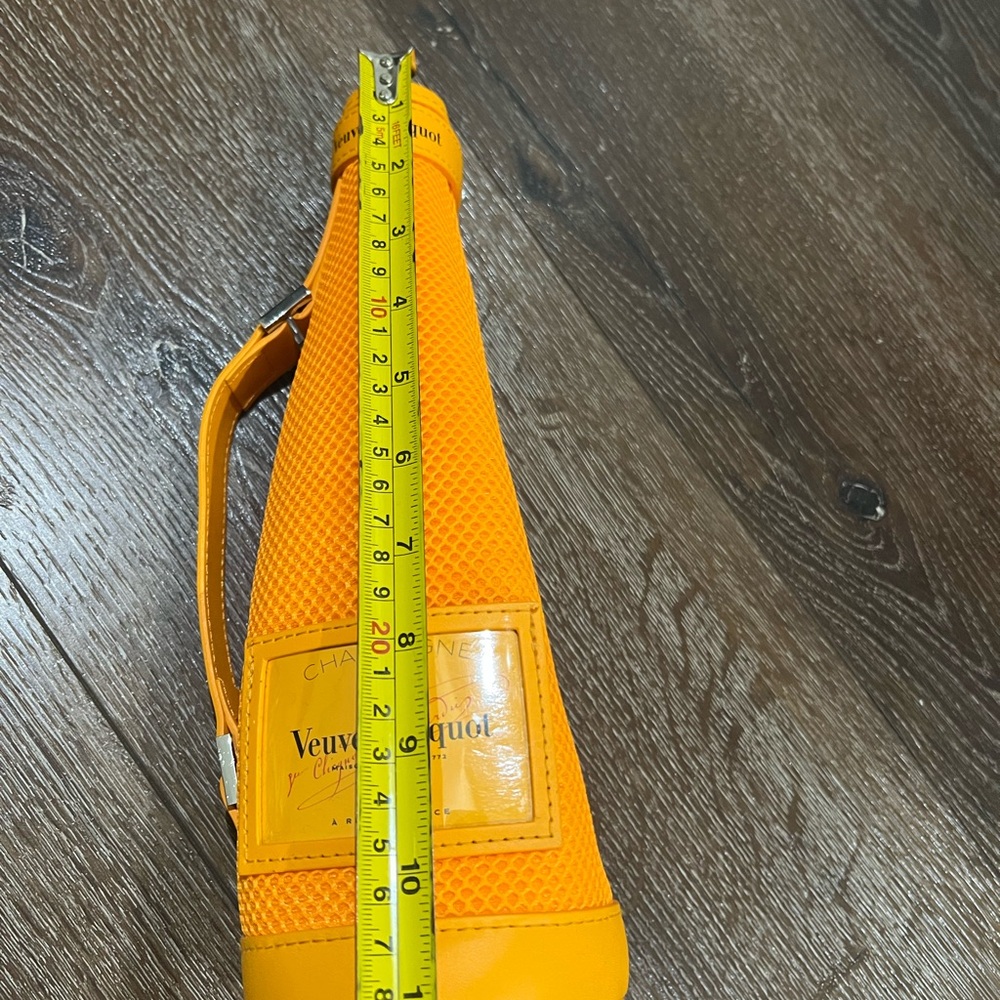 NWOT veuve clicquot champagne brut bottle carrier Orange and pink, 2 total - Picture 8 of 10